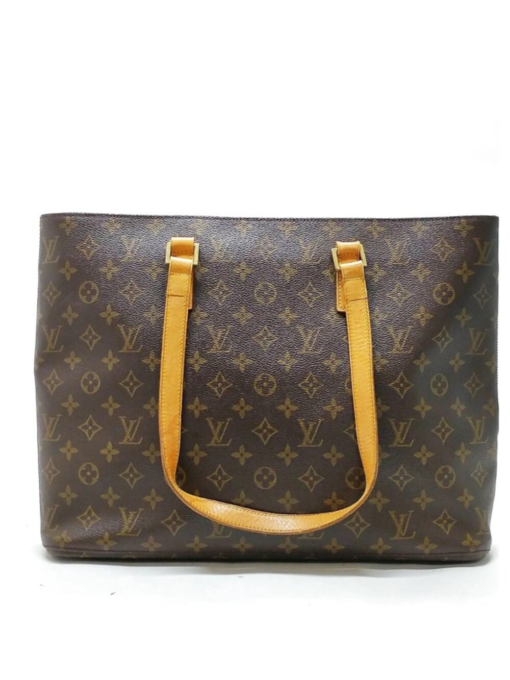 Authentic Louis Vuitton Luco Monogram Tote Bag Shoulder Bag Luxury Handbag